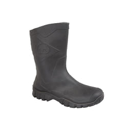 Mens Dunlop DEE CALF Half Length Wellington Black - 8 UK
