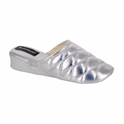 Dunlop SYBIL LS900FS Ladies Lightweight Low Wedge Heel Quilted Mule Slippers - UK Size 7