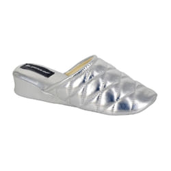 Dunlop SYBIL LS900FS Ladies Lightweight Low Wedge Heel Quilted Mule Slippers - UK Size 8