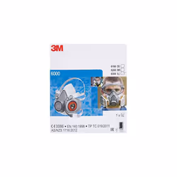 Reusable Half Face Mask Large 6300 EN safety certified XA007702674