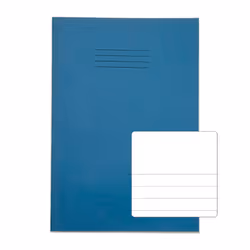 RHINO 13 x 9 Oversized Exercise Book 48 Page Light Blue TB/F12 (Pack of 50)