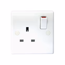 Masterplug Nexus 821DP 13 A 1-Gang Double Pole Moulded Switched Socket