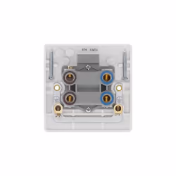 874-01 Double Pole Cooker Control Unit with a Power Indicator, 45 Amp, White