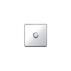 Screwless Flat-Plate - 1 Gang 400W Dimmer Switch - Polished Chrome