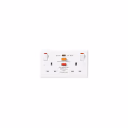Bg 2 Gang 13Amp Rcd Switched Socket