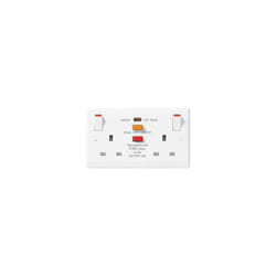 Bg 2 Gang 13Amp Rcd Switched Socket