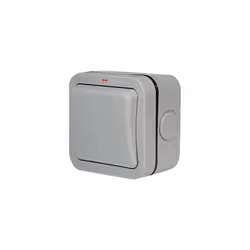 Masterplug WP12 20 A 1-Gang 2-Way Storm Weatherproof Outdoor Switched Single Gang Socket