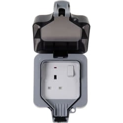 Masterplug WP21 13A 1-Gang Storm Weatherproof Outdoor Switched Socket Single