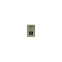 NEXUS METAL ANTIQUE BRASS DUAL VOLTAGE SHAVER SOCKET