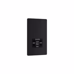 Evolve Dual Voltage Shaver Socket, 115/240V, Matt Black
