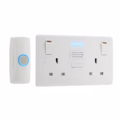 The British General Nexus Double Switched 13A Power Socket with Door Chime is an innovative power socket with built-in w ...