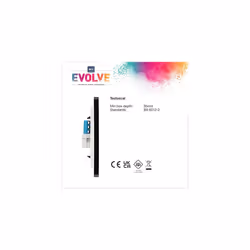 Evolve Single Secondary Telephone Socket, Matt Grey
