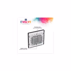 Evolve Double Touch Dimmer Switch, 2-Way Master, 200W, Matt Blue