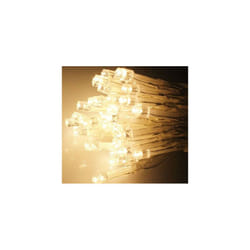 Christmas LED Fairy Lights Battery Operated - Xmas Tree Icicle String Table Wall - Warm White, 100