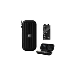 Darts Takoma Dart Case Wallet, Regular Size, Black | Store 3 Fully Assembled Darts & Accessories | Dart Holder with Zip Lock Pouches, Store Flights,