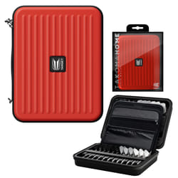 Darts Takoma Darts Wallet, XXL Size, Red | Darts Case Holds 24 Darts | Protective EVA Dart Holder with Double Zip Lock Inner Pouches | Professional