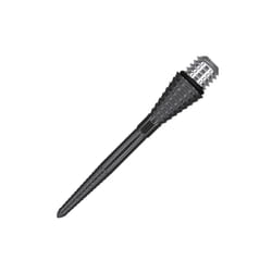 Darts Conversion Point Swiss Point Grooved Black 30mm Darts Points - Convert Soft Tip To Steel Tip
