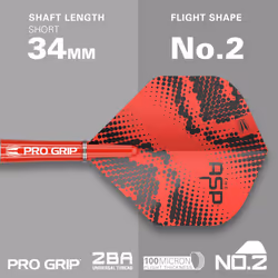 Darts Nathan Aspinall 23G 80% Tungsten Steel Tip Darts Set - 9 Pro Grip Shafts - 9 Pro Ultra Flights - Dart Wallet Bundle