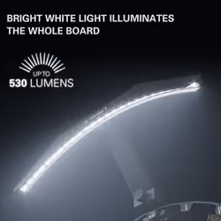 Darts LED Dartboard Light - Bright Dart Board Lighting for the Whole Board | Extra Long 3m Cable | Securely Fits All Dart Boards | Easy Assembly |
