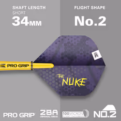 Darts Luke Littler Loadout 90% Tungsten Steel Tip Darts Set â 23G Steel Tip Dart, The Nuke Player Edition Dart Set, Swiss Point Darts, SP Tool