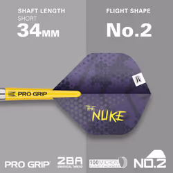 Darts Luke Littler Brass Steel Tip Darts Set â 22G Steel Tip Dart, The Nuke Player Edition Dart Set, Dart Accessories