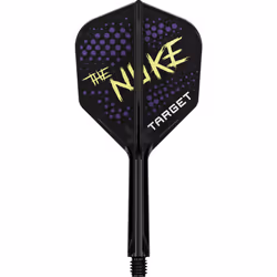 Darts Luke Littler K Flex Flights and Shaft System, No.6 Intermediate (26mm) Pack of 3 Kflex All In One Flights, Player Edition Darts Accessories |