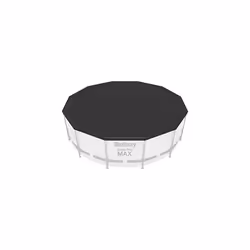 BESTWAY STEEL FRAME SWIMMING POOL COVER 10FT 12FT 15FT (POOL NOT INCLUDED) 12FT BW58037