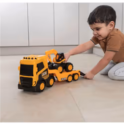 JCB MEGA TRANSPORTER WITH EXCAVATOR