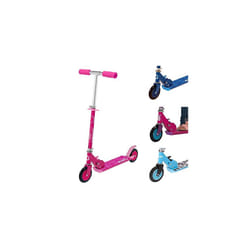 Inline Childrens Scooter | 2 Wheeled Kids' Scooter | Kids Push Scooter Adjustable Handle Height | Easy Foldable Kids 2 Wheeled Scooter For Boys And