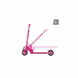 Inline Childrens Scooter | 2 Wheeled Kids' Scooter | Kids Push Scooter Adjustable Handle Height | Easy Foldable Kids 2 Wheeled Scooter For Boys And