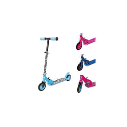 Inline Childrens Scooter | 2 Wheeled Kids' Scooter | Kids Push Scooter Adjustable Handle Height | Easy Foldable Kids 2 Wheeled Scooter For Boys And