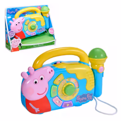 Peppa Pig Boombox With Light & Working Microphone To Sing Along