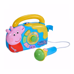 Peppa Pig Boombox With Light & Working Microphone To Sing Along