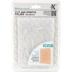 Xcut Cut & Emboss Folder 110mm X 150mm-Champagne
