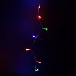 200 20M LED Premier Indoor / Outdoor Christmas Lights Multi-Coloured Clear Wire