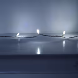 200 LED 16m Premier Christmas Outdoor Function Lights Timer Clear Cable in White - Additional view 4
