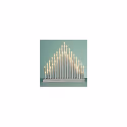 Xmas 33 LED SILVER Modern CANDLE ARCH / CANDLE / bridge Tower
