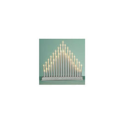 Xmas 33 LED SILVER Modern CANDLE ARCH / CANDLE / bridge Tower