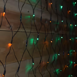 Premier 3.5m x 1.2m 360 LED Christmas Net Window Light - Multi Coloured