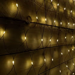 Premier 1.7m x 1.2m 180 LED Multi Action Christmas Net Window Light - Warm White