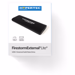 Hypertec FirestormExternal Lite 1TB SSD - Slimline Aluminium USB3.1 PCIe Gen2 SSD with 950MB/s read / 950MB/s write