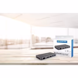 Hypertec ProDock EssentiaI - Universal USB-C Dock with HDMI, DisplayPort and Ethernet - Additional view 6