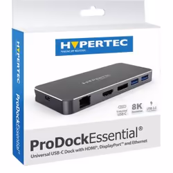 Hypertec ProDock EssentiaI - Universal USB-C Dock with HDMI, DisplayPort and Ethernet - Additional view 7
