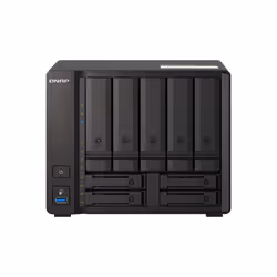Featuring an AMD Ryzen™ V1000 series V1500B quad-core processor and 10GbE/2.5GbE connectivity. the 9-bay TS-h973AX packs a hi ...