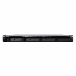 An all-in-one edge storage solutionThe compact 1U 4-bay Synology RackStation RS822+/RS822RP+ with its storage and connectivit ...
