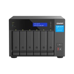 QNAP TVS-h674 NAS Tower Intel® Core™ i5 i5-12400 32 GB DDR4 132 TB HDD
