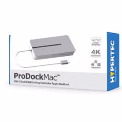 Hypertec ProDock Mac - USB-C Dual HDMI Docking Station for Apple MacBook - Additional view 4