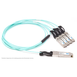 Hypertec Transceiver- 40G QSFP+ to 4x10G SFP+ Active Optical Cable Cisco Compatible- 15M