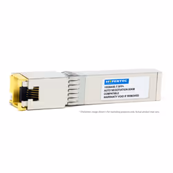 Hypertec Transceiver- 10GBase-T SFP+ Copper Module RJ45 Arista Compatible, Copper, 10000 Mbit/s, SFP+, RJ-45, T, 100 m