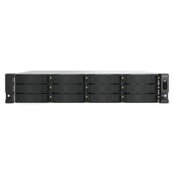 QNAP TS-h1277AXU-RP NAS Rack (2U) Ethernet LAN Aluminium. Black